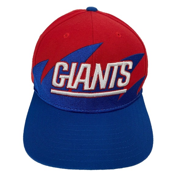Mitchell & Ness Other - New York Giants Hat Cap Mens Red Blue‎ Sharktooth Snapback NFL Mitchell & Ness